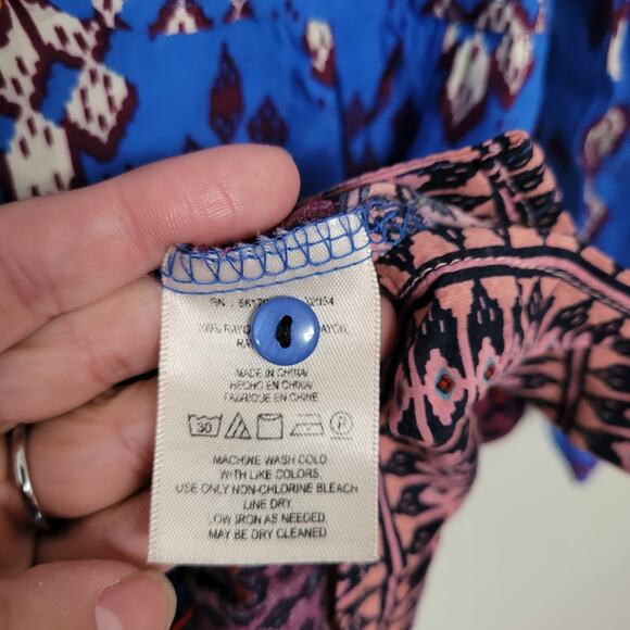 Anthropologie Maeve Woodland Walk Blouse Women's Size 2 - Picture 5 of 5